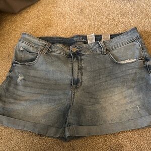 Denim Blue Women Shorts